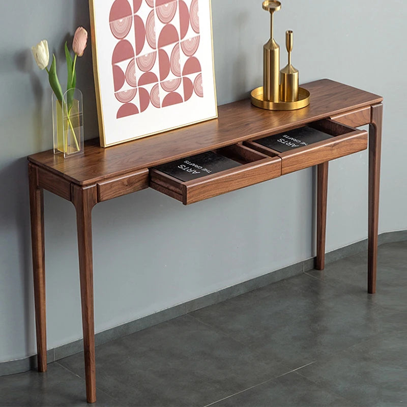 Classic Nordic Console Table Modern Minimalist Display Organizer Console Table Drawers Storage Tisch Wohnzimer Furniture