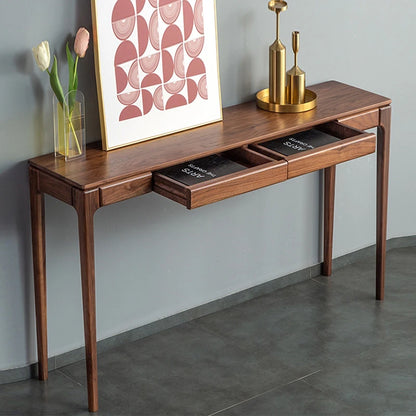 Classic Nordic Console Table Modern Minimalist Display Organizer Console Table Drawers Storage Tisch Wohnzimer Furniture