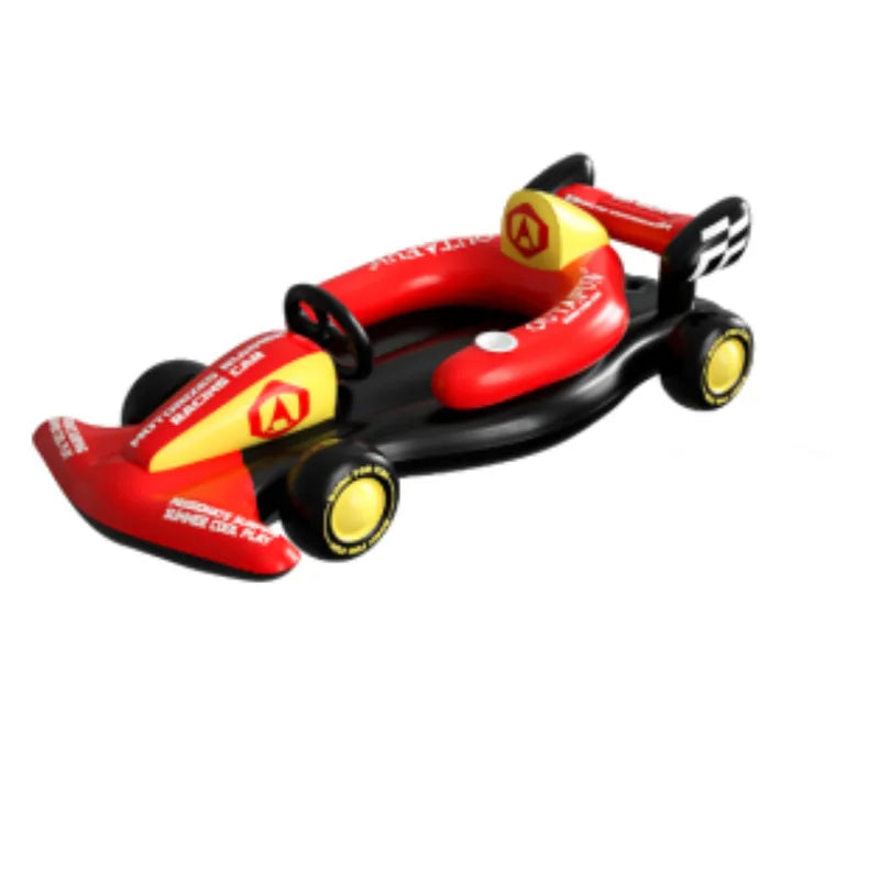 Inflatable Electric Floating Raft Racing Model Built-in Propeller Swimming Pool Water Entertainment Backrest Lounge Chair