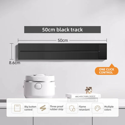 Track Socket With Switch High-end Quality Wall Power Outlet EU UK US FR Standard Universal Home Kitchen Bathroom Office Sockets