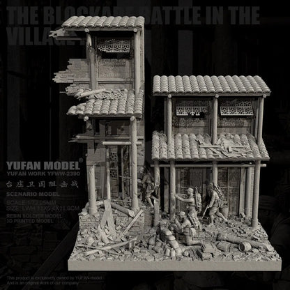 YUFAN MODEL 1/72 Resin model kit, white mold self assembling and coloring (complete set)  YFWW-2390/3D
