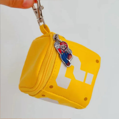New Japanese Super Question Mark Pendant Cartoon Cute Lipstick Storage Bag Headphone Bag Creative Question Mark Mini Bag Pendant