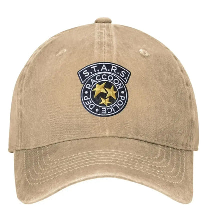 Stars Logo Baseball Cap Residents Evils Game Unisex Teens Design Hip Hop Hats Summer Y2k Retro Hiking Fishing Baseball Caps