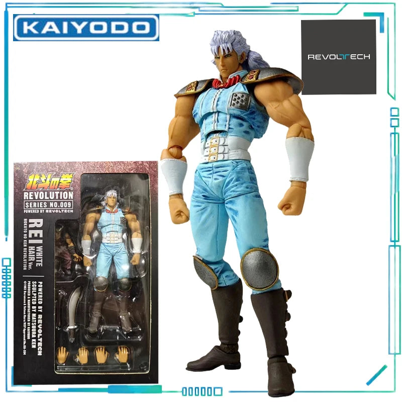 KAIYODO Genuine Revoltech Series Fist of The North Star Number 005，002,003,004,005，006， Ray ，Jyuza Movable Model Retro Toys
