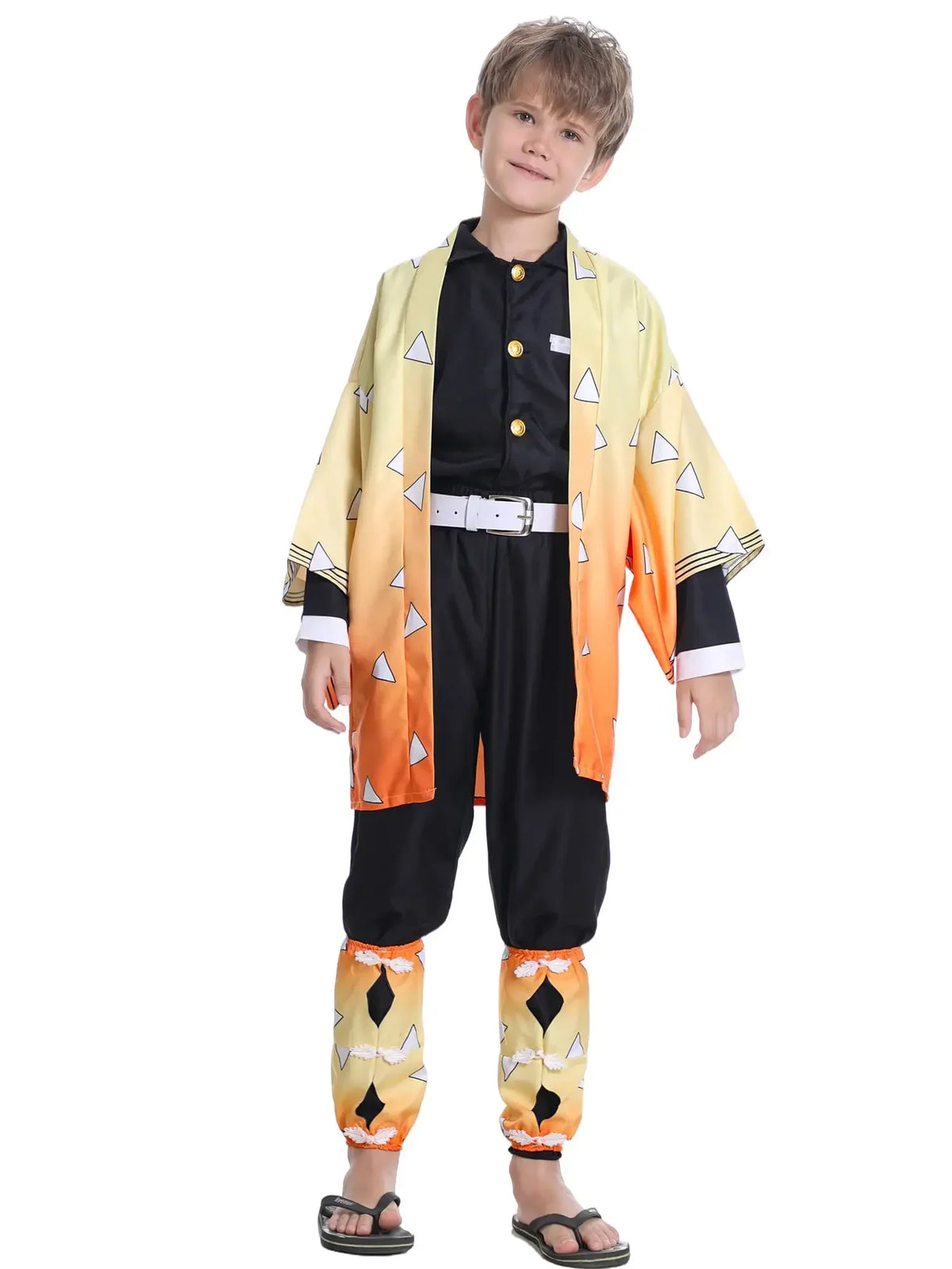 Halloween Costume de Cosplay Animer Agatsuma Zenitsu, dessin animéZenitsu