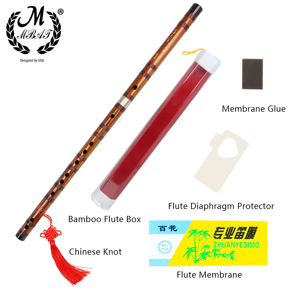 M MBAT Bamboo Flute Professional Woodwind Musical Instruments C D E F G Key High Quality Chinese Dizi Transversal Flauta Whistle