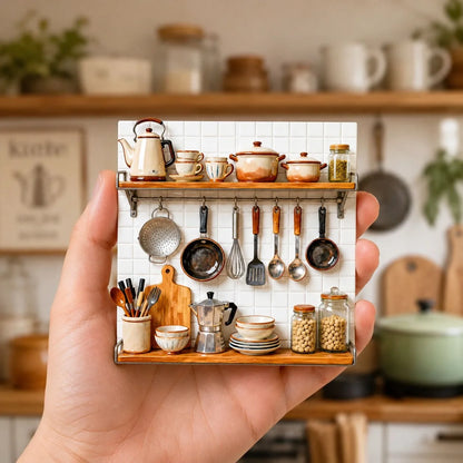 Retro Small Ornaments Creative Resin Three-dimensional Relief Magnetic Refrigerator Magnets Refrigerator Decorations Small Gifts