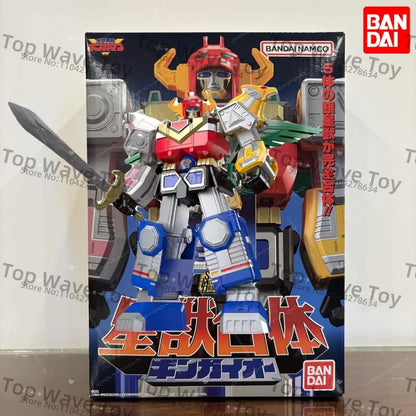 New Stock Bandai SHOKUGAN Star Animals Rangers-Galaxyman Action Toy Figures Galactic Orc Silver Armor King Anime Figures Toys