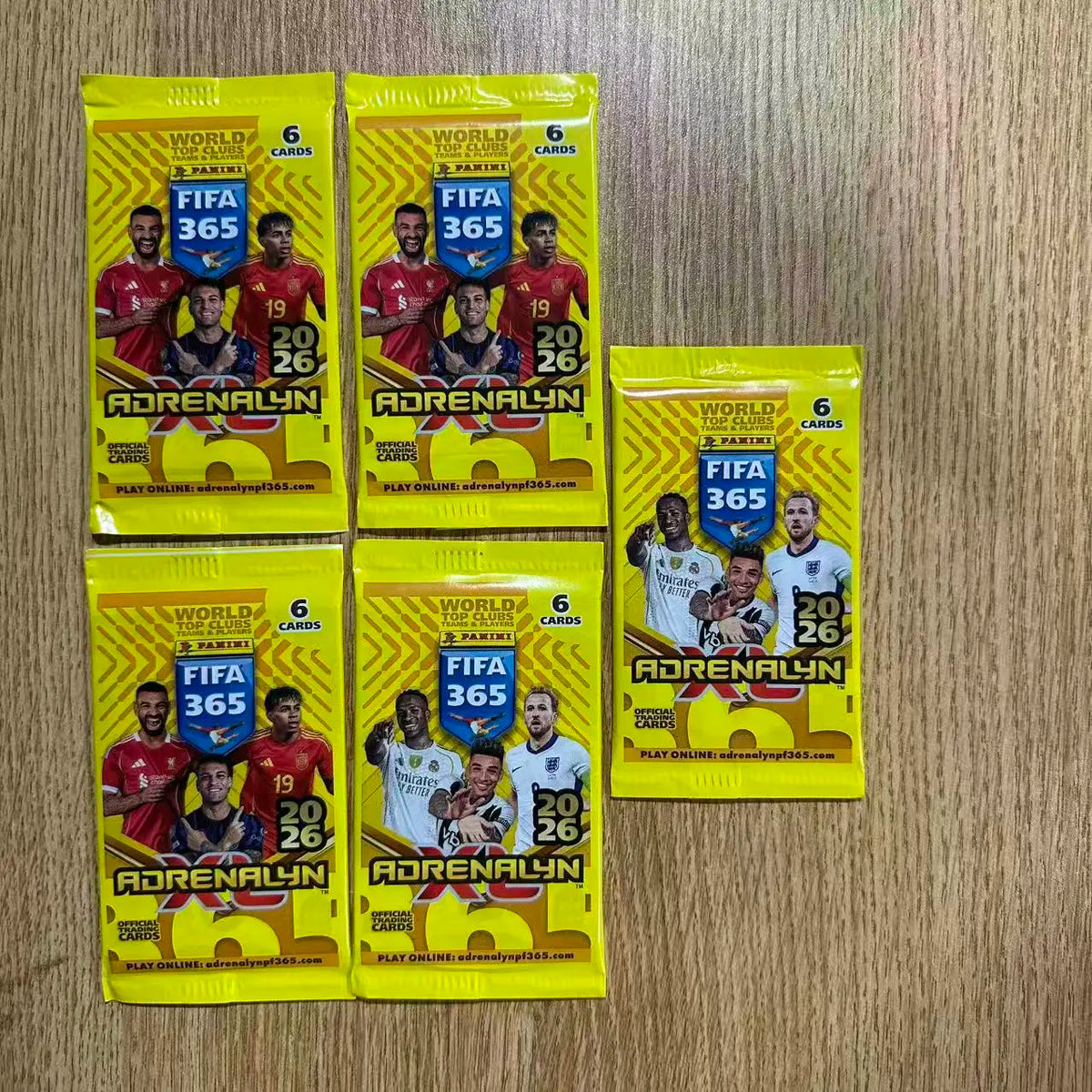 2026 Season Panini FIFA 365 Adrenalyn XL WORLD TOP CLUBS TEAMS PLAYERS Trading Collection Card Fan Gift