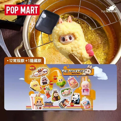 POPMART THE LABUBU MONSTERS WACKY MART Series Blind Box Guess Bag  Original charm Girl festival gift Anime figures Ornament