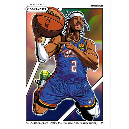 DIY Homemade NBA Basketball collection card Stephen Curry LeBron James Anthony Edwards Luka Doncic Manga series
