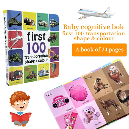 1-100 Fruits Vegetables Book Libros Manga Anime Coloring Books Preschool Learning Improves Children's Identification Skills Gift