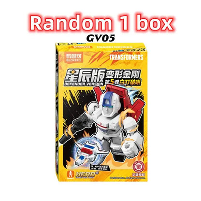 Blokees Transformers Galaxy Version 8 Beast Wars Lio Convoy Galvatron Magmatron Action Figure Assembly Model Toy Birthday Gift