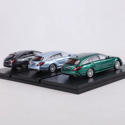 King Model 1:64 CLS63 AMG Gray/Blue/Green Alloy Model Car Limited Edition 999