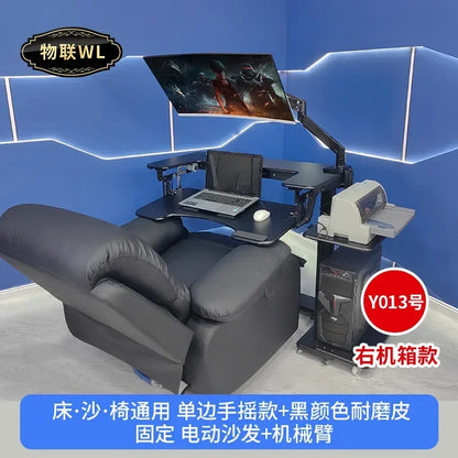 Computer desk bed notebook desktop computer desk bedside table lifting table lazy table cockpit suspension bracket