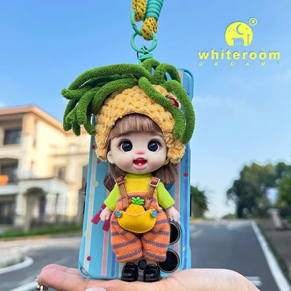 Mini Doll Dolls for girls Labbu doll pocket blyth Boy girl Doll Barbi cry Baby Rainbow Ball jointed doll Mobile phone Decoration