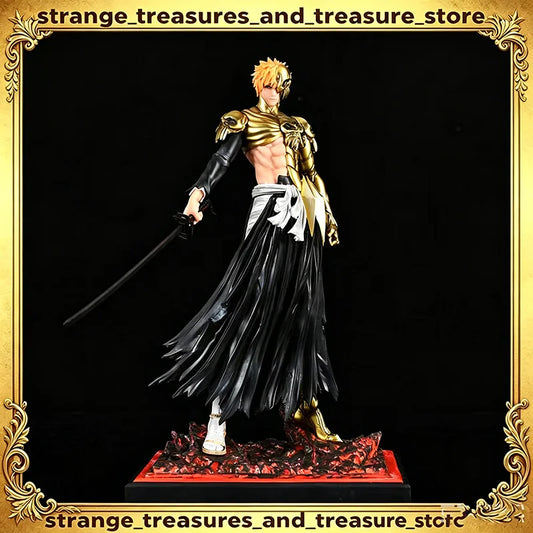 New Bleach Anime Gk Figure Ichigo Kurosaki Pvc Statue Collectible Model Home Desktop Decoration Ornament Adult Birthday Gift Toy