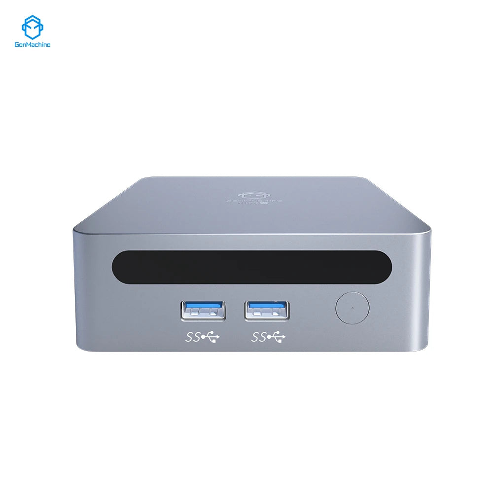 GenMachine New Mini PC AMD Ryzen7 4700U CPU 2.0GHz Up to 4.1GHz CPU Support Windows 11 DDR4 max 64GB WiFi6 gaming pc computer