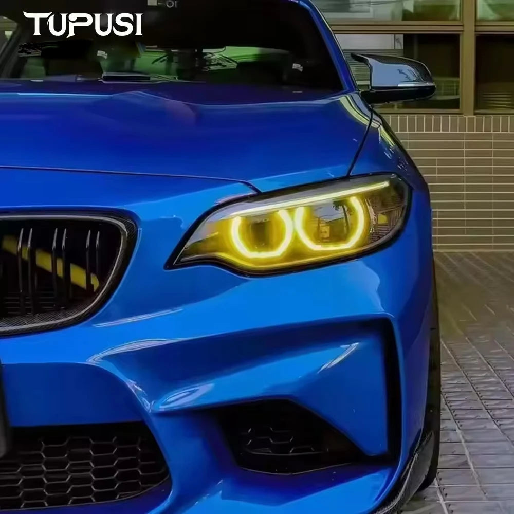 Yellow Angel Eyes DRL Board Modules For BMW 2 Series F23 F22 M2 M235i M235iX M240i M240iX Xenon 2014-2017