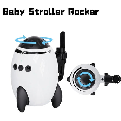 Portable Automatic Baby Rocker Device for Pram Stroller Hands Free Rocking With Soothing