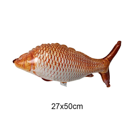 Fish Balloons Realistic Balloons Fishing Birthday Party Decor Cute Inflatable Fish Balloons for Fishing Theme Party Decorations