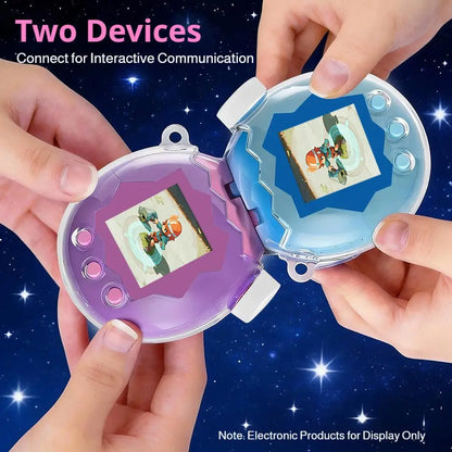 For Tamagotchi Paradise Clear PC Protective Case And Button Cap Electronic Pet Machine Full Cover Shell