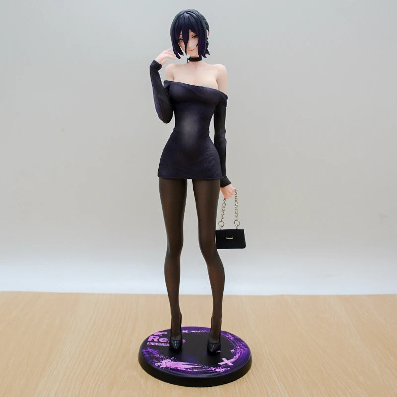 Chainsaw Man Power Bunny Girl Anime Figure Makima Action Figure Hayakawa Aki/Higashiyama Kobeni/Denji/Reze Figure Model Doll Toy