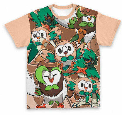 Pokemon Print T-Shirt Men Women Oversized Short Sleeve Streetwear Harajuku Casual Top Tees