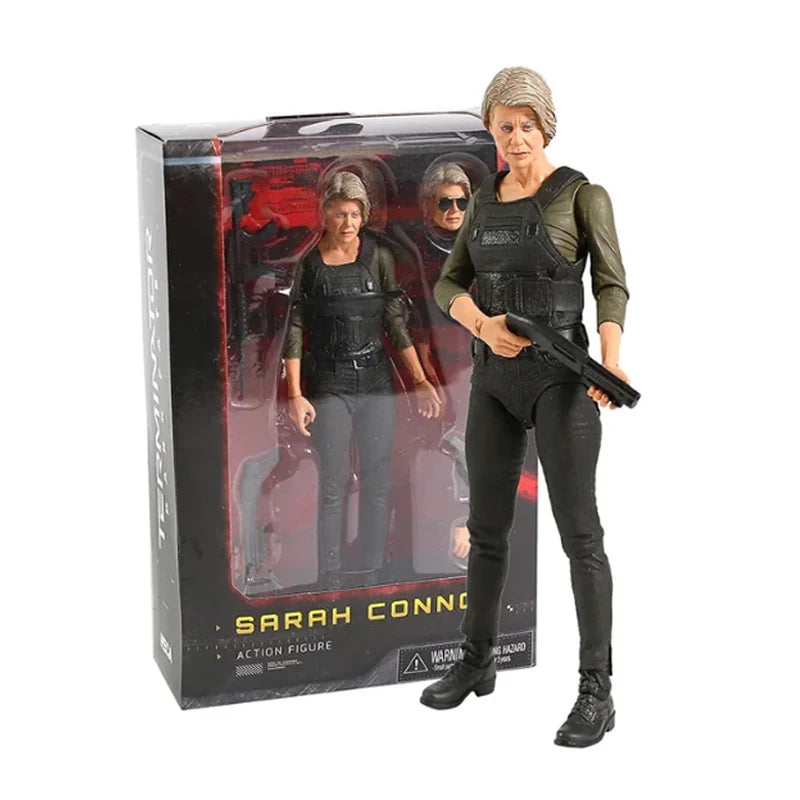 Figure Terminator 2 Judgment Day T800 Sarah Connor T-800 Arnold Schwarzenegger Commando Action Figure Model Collectible Toy