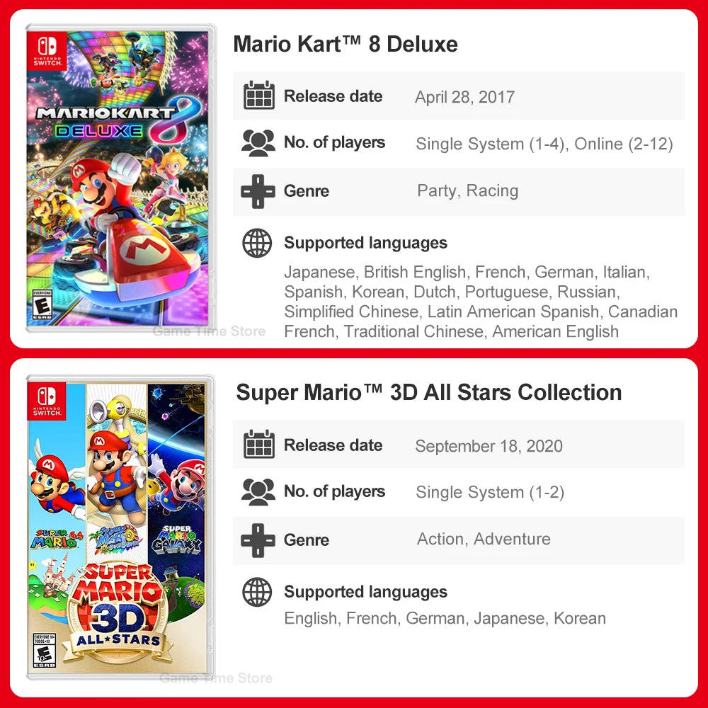 Mexico Top Selling Games Nintendo Switch Games Pokemon Legends ZA Super Mario Galaxy 1+2 GTA Super Mario Odyssey Mario Golf