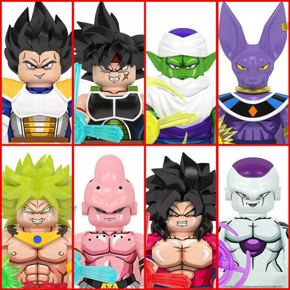 Dragon Ball Building Blocks Wukong Vegeta Felisaz Buu Collection Action Dolls Children Assemble Building Blocks Toys and Gifts