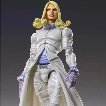 15cm JoJo'S Bizarre Adventure Funny Valentine Super Action Statue Steel Ball Run Articulated Action Figure Anime Model Toy Gifts