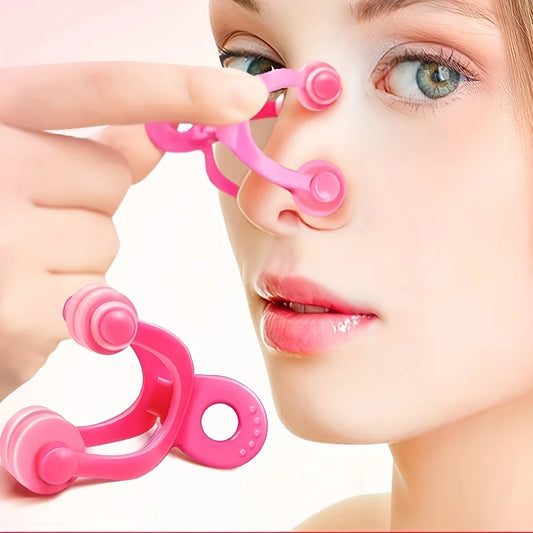 Easy-to-Use Nose Shaper & Lifter Clip - Comfortable Silicone Nose Corrector for Women, No Batteries Required