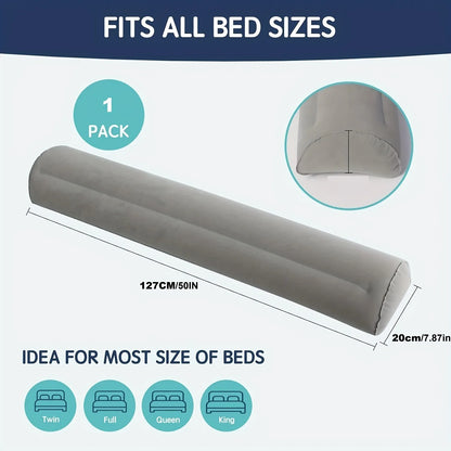 1/2 Travel Bed Rail, Inflatable Folding Travel Bed Rail, Portable Inflatable Bed Guardrail, Suitable for Foldable, Single, Doubl