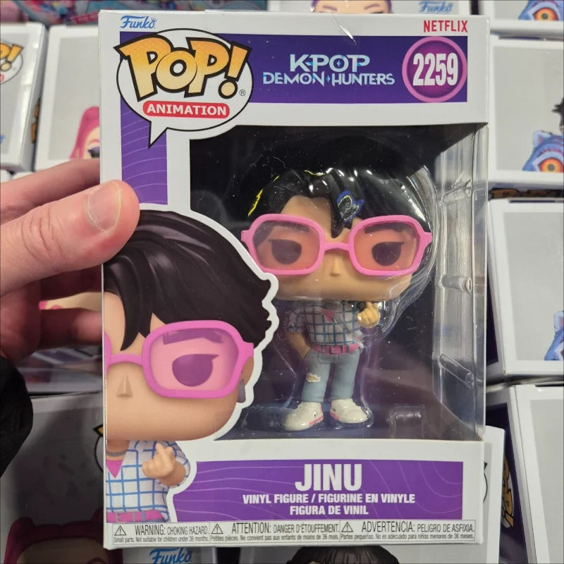 Funko Pop HUNTR/X K-POP Witch Hunter Squad Rumi Zoey Mirai Jinu Derpy&Sussie Ornament Desktop Decoration New Year Gift for Fans