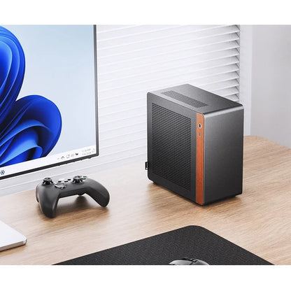 JONSBO NV10 Chassis ITX MINI Full Aluminum  Support 1U FLEX Power Supply Standing or Lying Computer Case