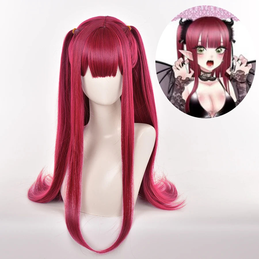 Anime My Dress Up Darling Cosplay Costume Marin Kitagawa Rizu Kyun Little Devil Cosplay Cute Sexy Uniform Wig Halloween Costume