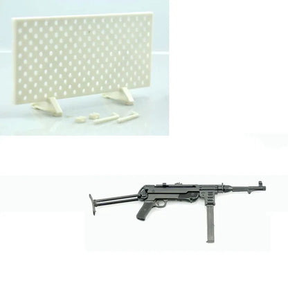 1/6 MP40 Submachine Gun Plastic Assemble WWII Puzzle Model For 12" Soldiers Military Weapons Building Blocks
