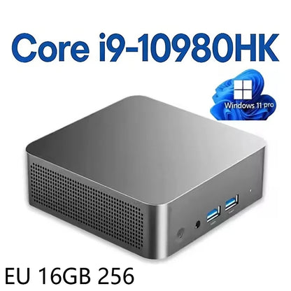 Mini PC Intel Core i9 10980HK Windows 11 Pro 16GB RAM 1TB 2TB SSD WIFI6 BT5.2 4K HD Gaming Office Study Desktop