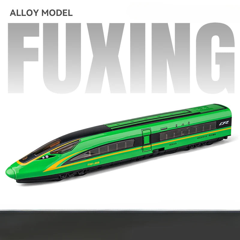 1/87 High Speed Railway Alloy Train Models Car Toys Magnetic Connect Doors Opened Train Model For Hobbyists Hobby Collections