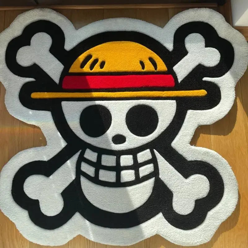 One Piece Carpet Anime Bedside Blanket Floor Mat Sofa Cushion Living Room Bedroom Kitchen Carpet Footrest Home Decoration Gift