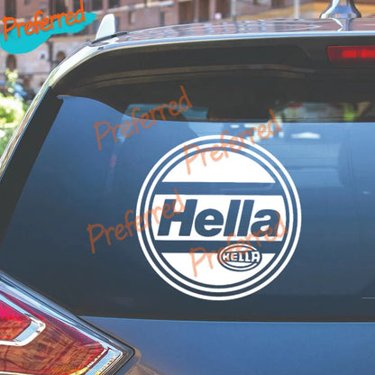 2x Hella Light Cover Decals Sticker for Mk2 16v 8v G60 Spot Light Cover