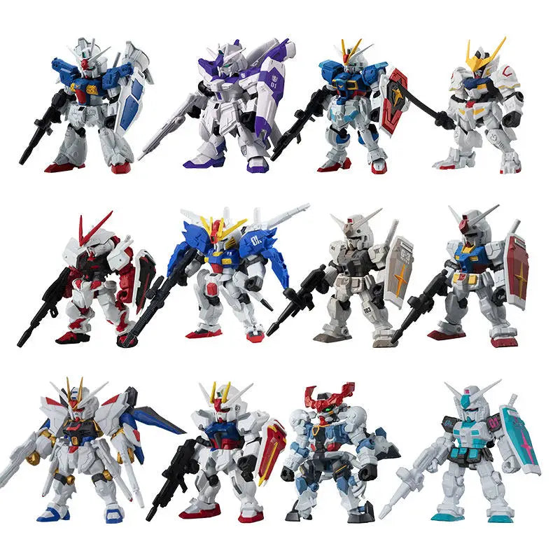 Bandai Gashapon Original Mobile Suit Ensemble (MSE) Gundam RX-78-2 Strike Hi-Nu Wing Astray ZZ Barbatos Assemble Model Kit