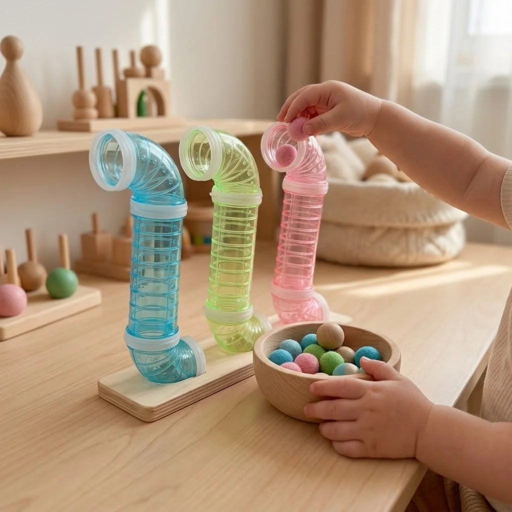 DIY Montessori Busy Board Accessories, Wooden Sensory Educational Toy, Fine Motor Skills & Cognitive Training Learning Toy for K