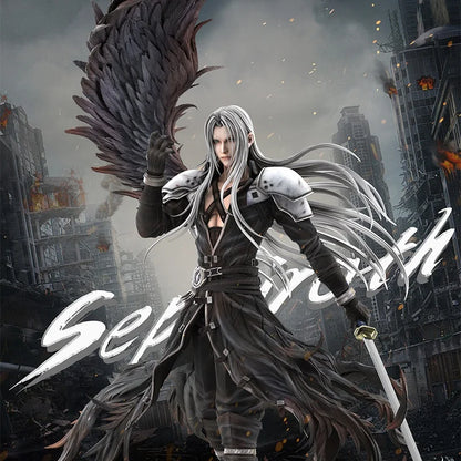 65CM PVC Final Fantasy VII Sephiroth Peripherals Action Figures Toy Model Desktop Ornament Birthday Gift