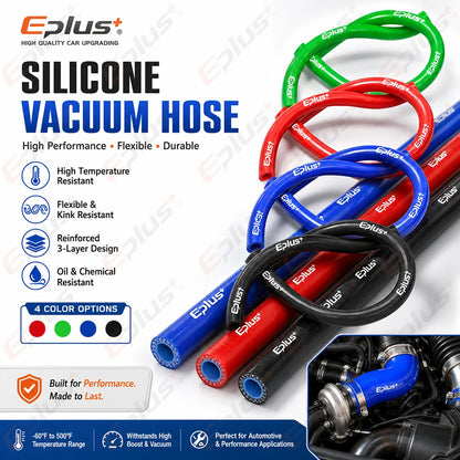 1 Meter Universal 4 Layers Silicone Tubing Flexible Hose Multi-Purpose Repair Water Air Line Red Blue Green Black