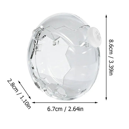 For Tamagotchi Paradise Clear PC Protective Case And Button Cap Electronic Pet Machine Full Cover Shell