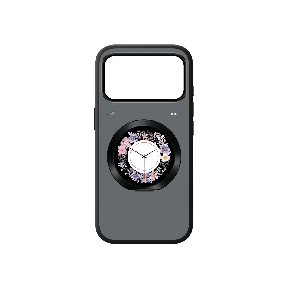 For iPhone 18 Pro Max Smart Phone Case with Smart Display Customizable Photos Videos One-click Recording Touch Window on Back