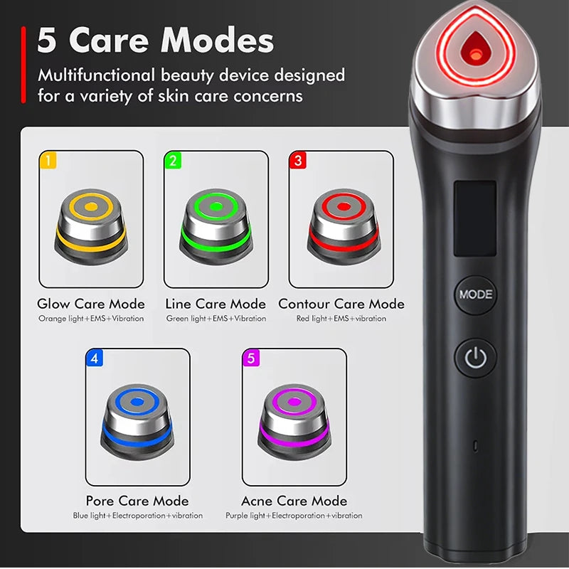 Age-R Booster H Skin Care Facial Home Beauty Device Facial Skin Care Tools Anti Aging Microcurrent Lift Face Care Therapy