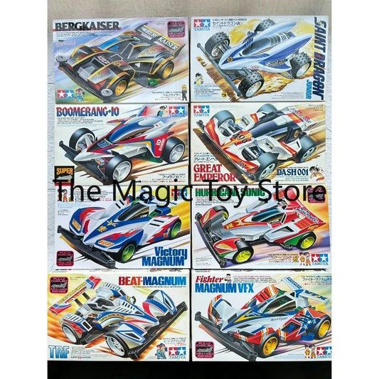 Original Tamiya 4WD Five Star Squadron TRF Quick Snap Ma Lin, Holy Dragon, Hao, Lie, and Heavenly Emperor Model Figures and Toys